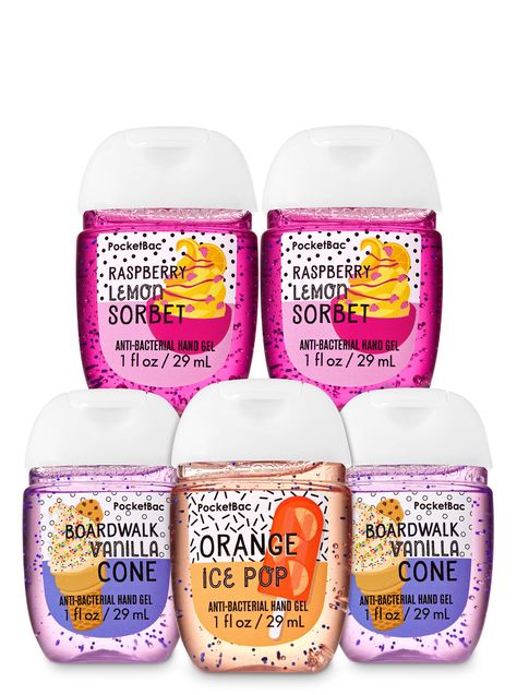 Destinations 5 Pack Pocketbac Sanitizers Bath Body Works