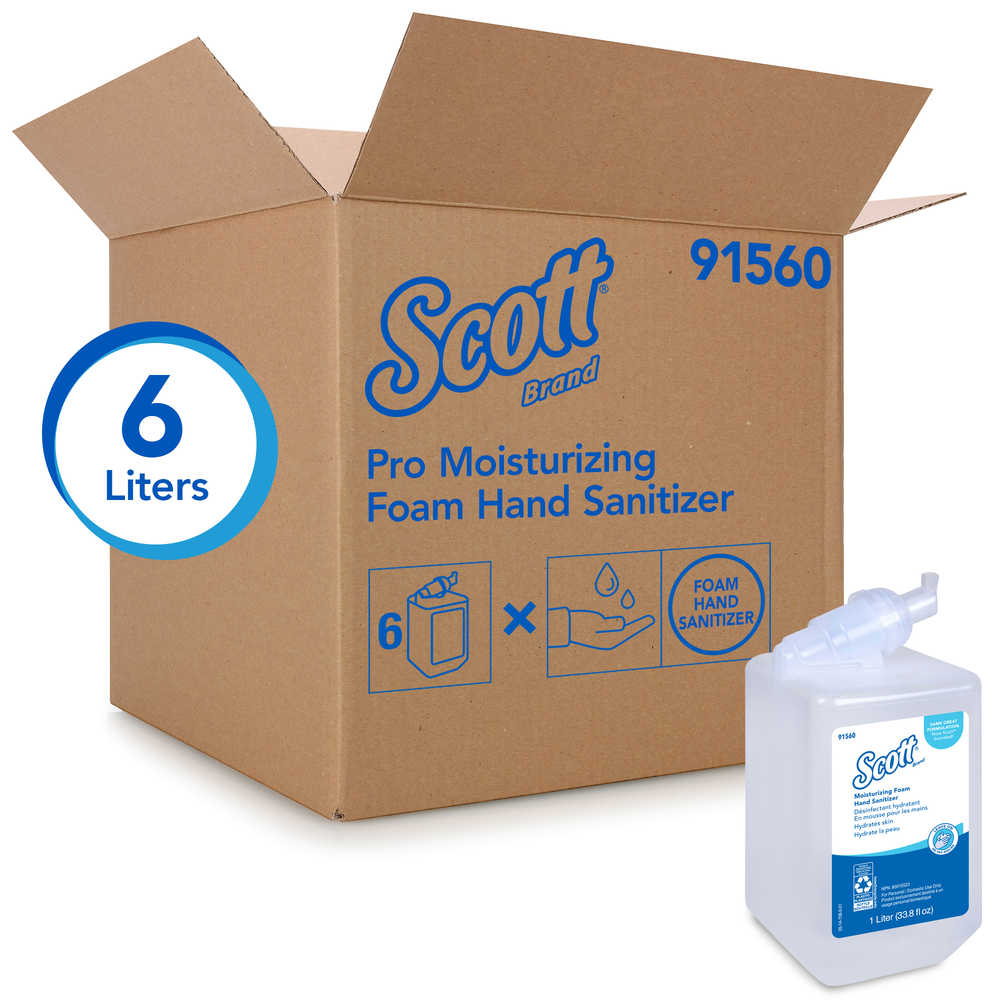 Kleenex 91560 Moisturizing Hand Sanitizer 6 Refills Kcc91560