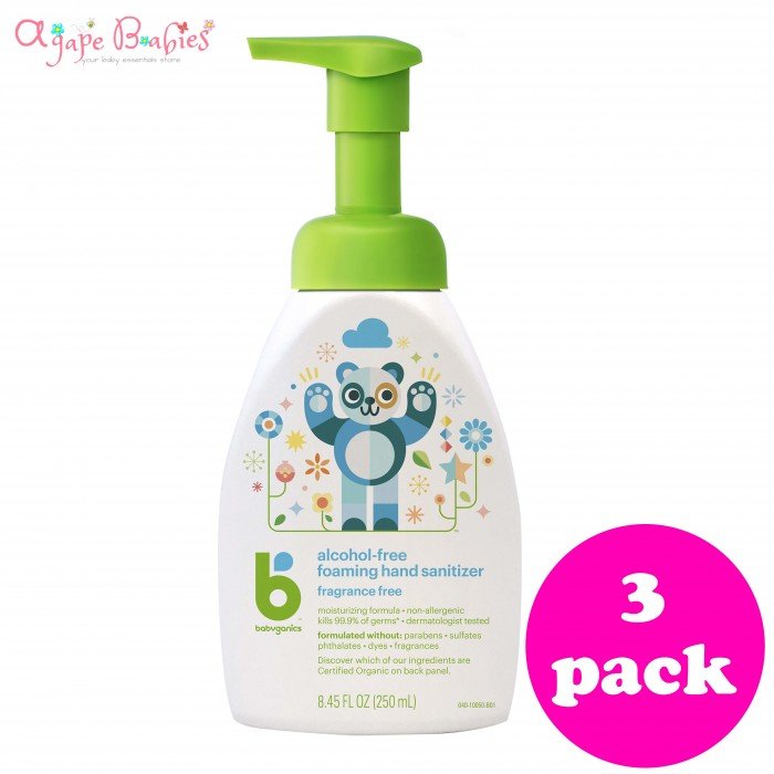 Babyganics Alcohol Free Foaming Hand Sanitizer Fragrancefree