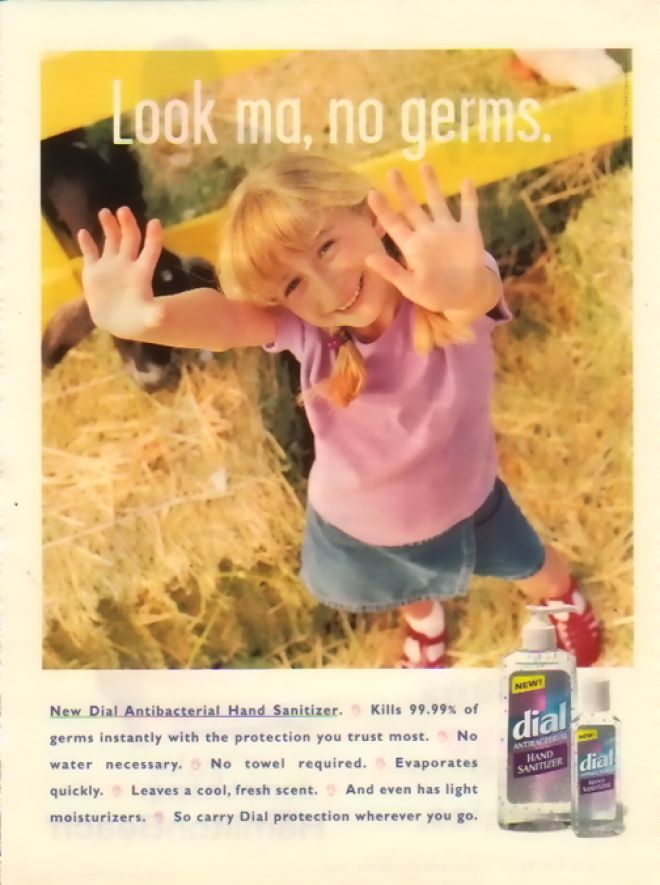Dial Hand Soap Kids In Advertising Look Ma No Germs 1997
