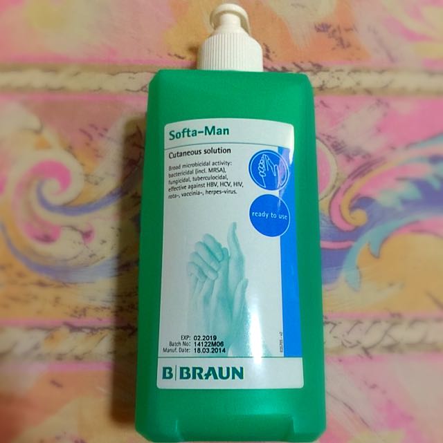 Softa Man Hand Disinfection Bottle 1 Litre By B Braun Petzold