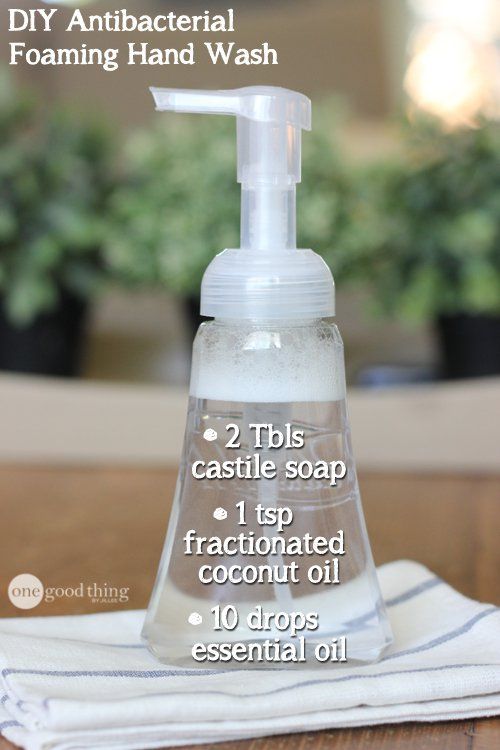 How To Make Foaming Hand Soap Essential Oils Foaming Hand Wash