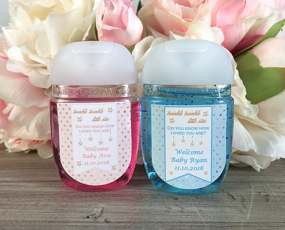 Owl Baby Shower Hand Sanitizer Favor Baby Shower Party Favors